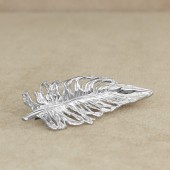 Brosa argint Feather DiAmanti KS0071-DIA
